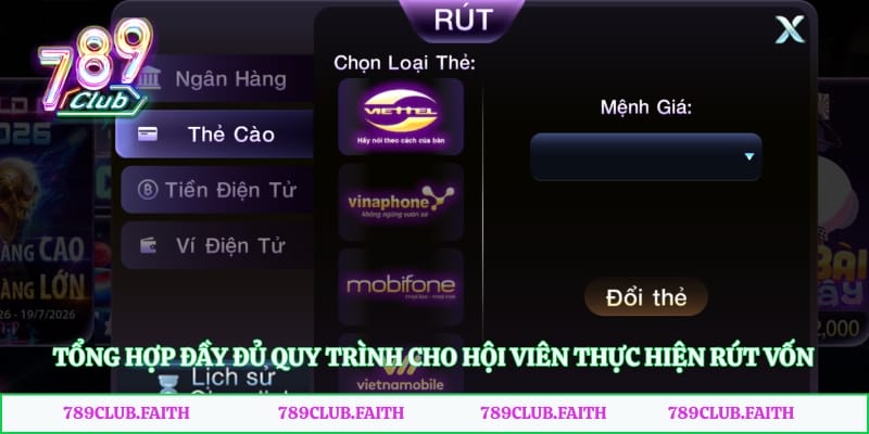 Tổng hợp đầy đủ quy trình cho hội viên thực hiện rút vốn